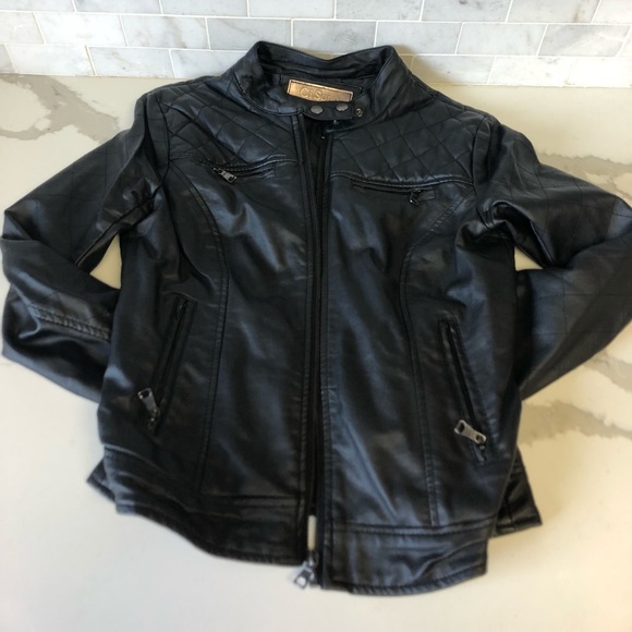 Vegan leather jacket - Picture 1 of 5